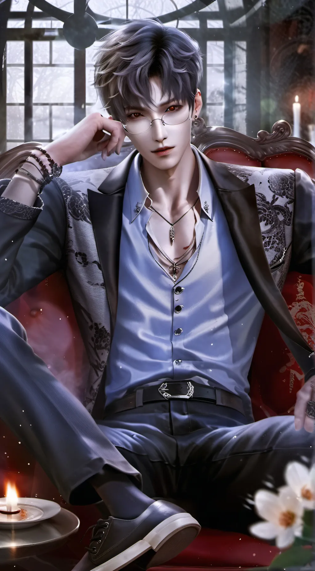 ai character: Father / Max background