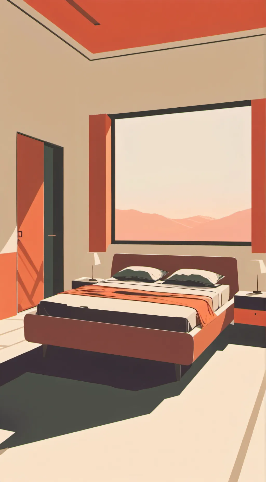 ai character: bed (v2) background