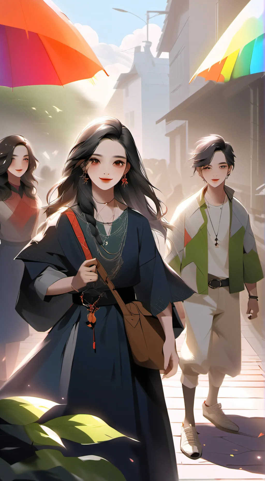 ai character: RAINBOW FRIENDS background