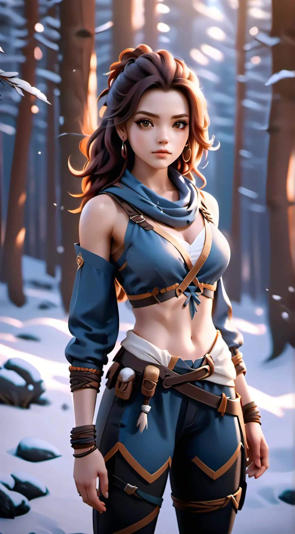 ai character: Mimica background