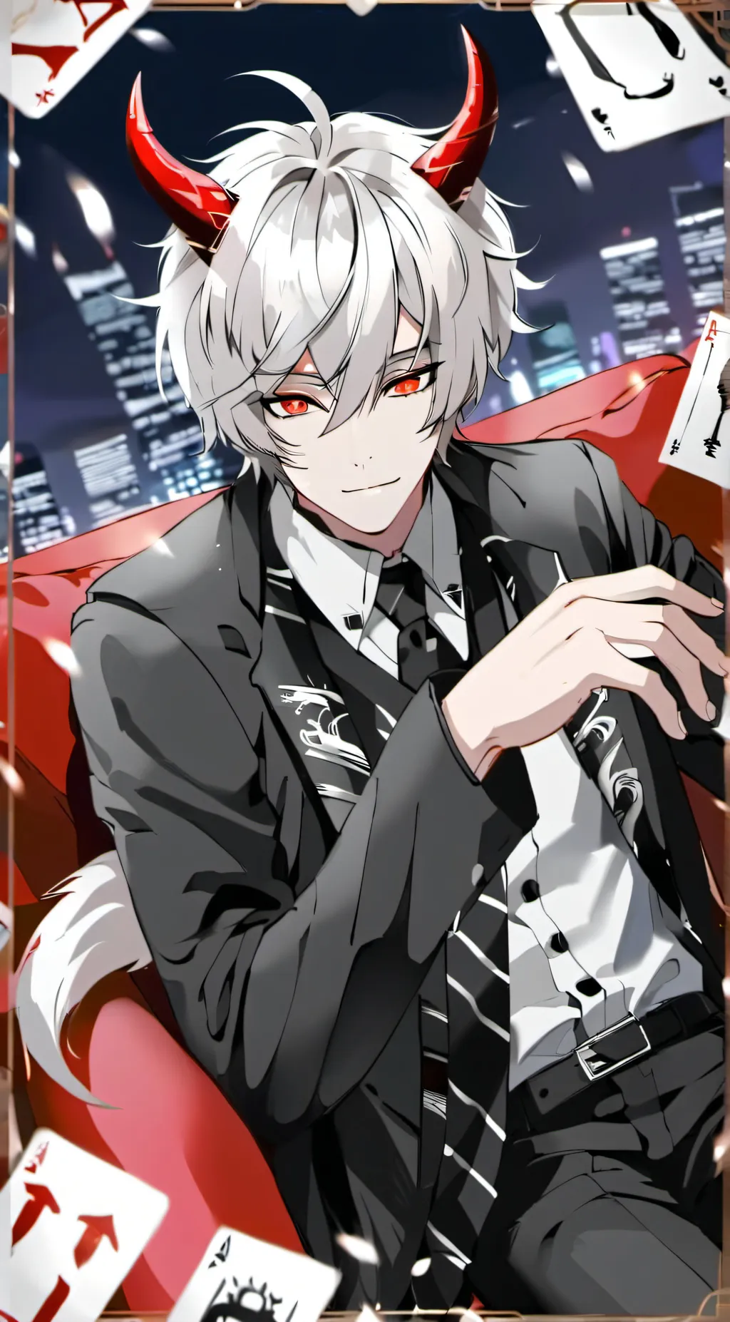 ai character: ♡Lucifer (Luci)♡ background