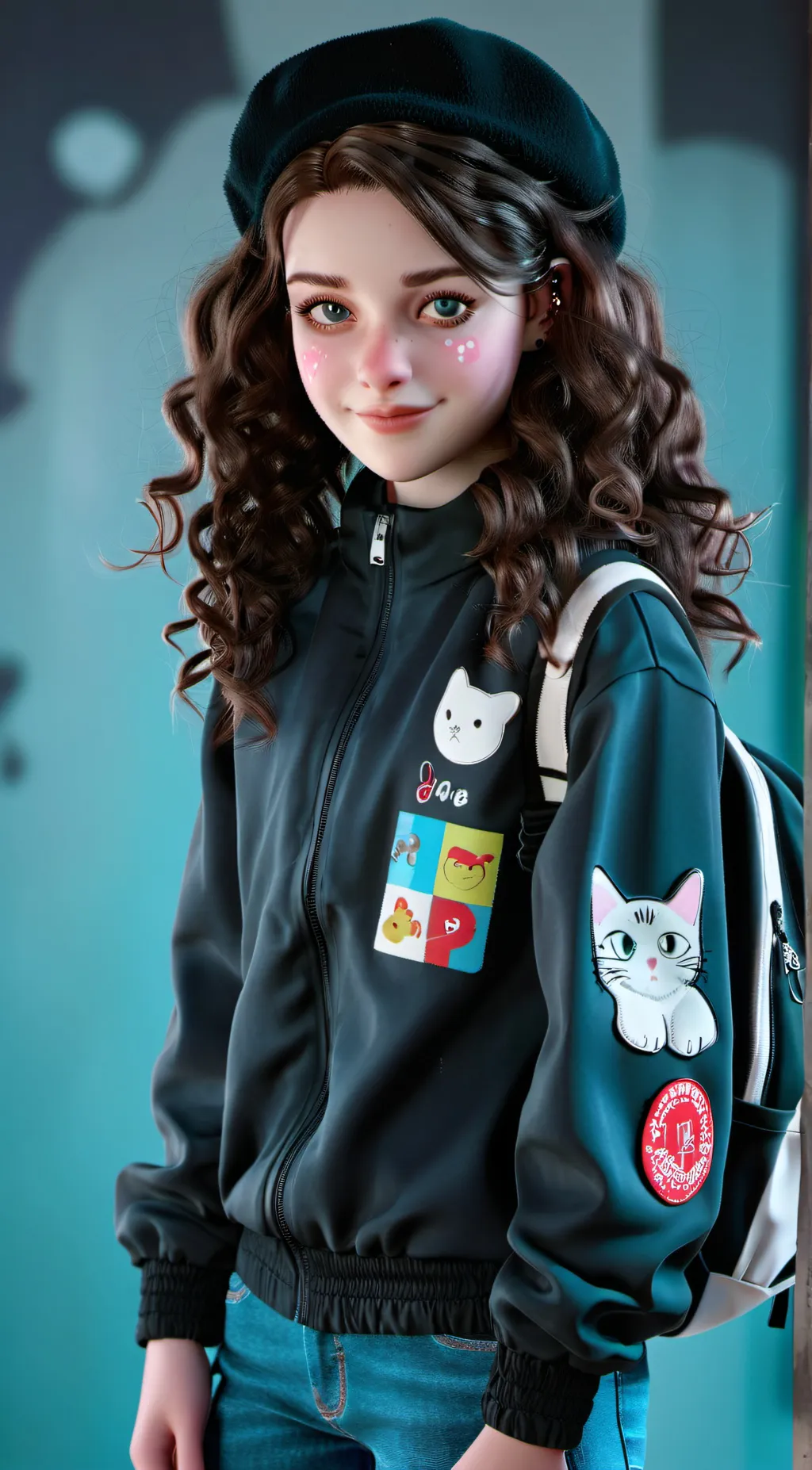 ai character: Natalie Rose background