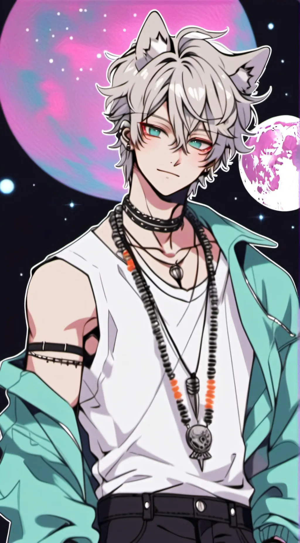 ai character: jake🌹 background