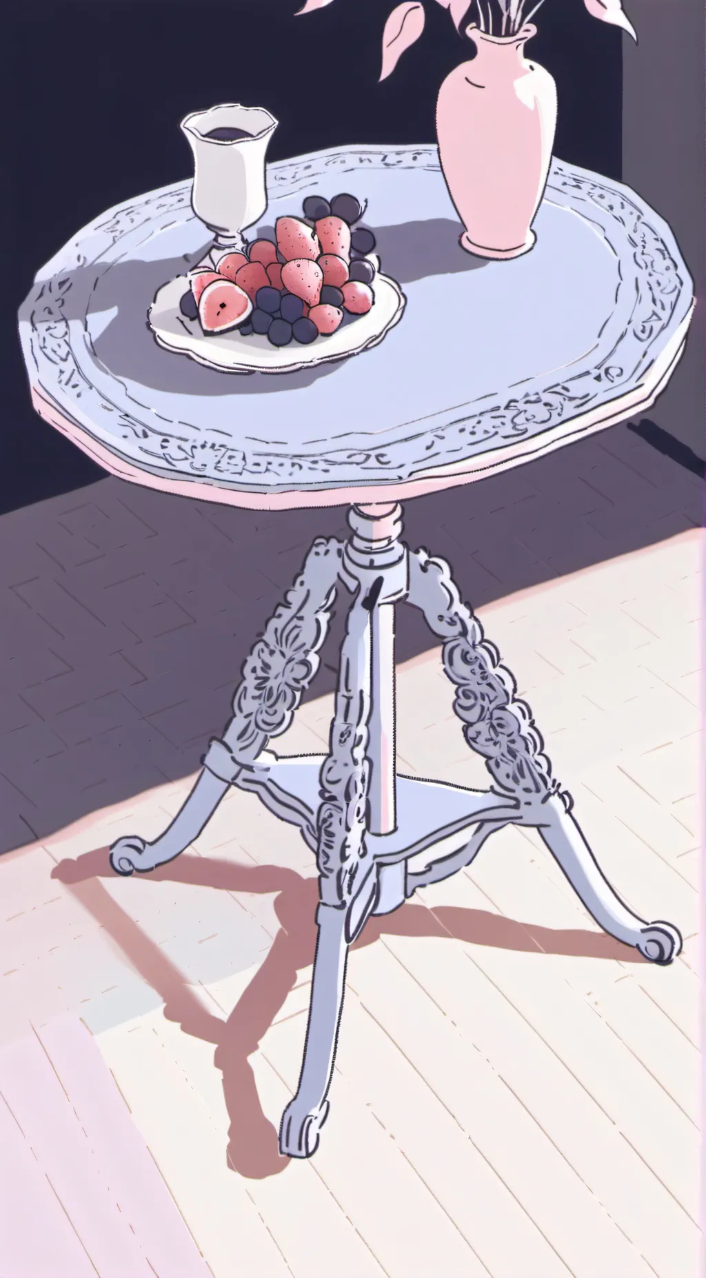 ai character: Table~Chan background