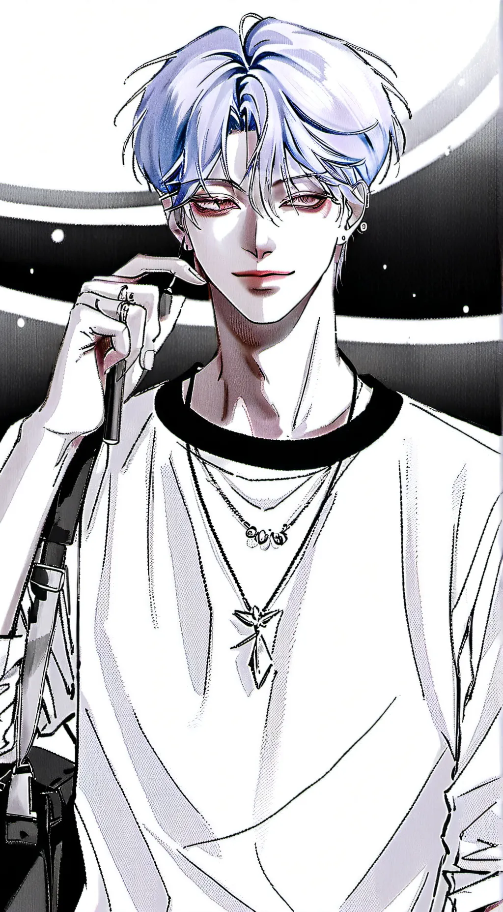 ai character: Adrian  background