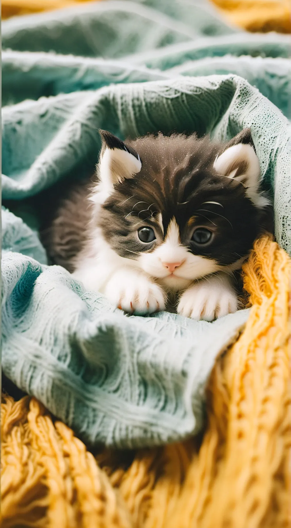 ai character: Baby kitten  background