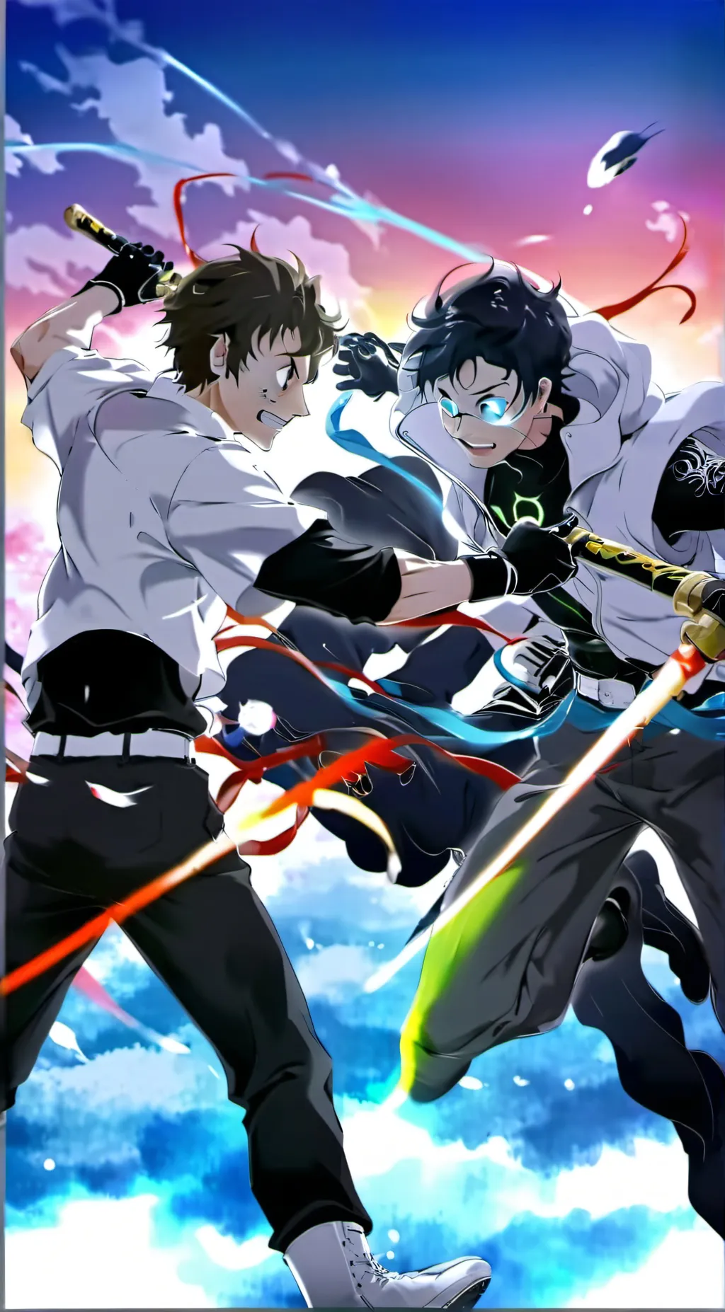 ai character: Demon slayer  background