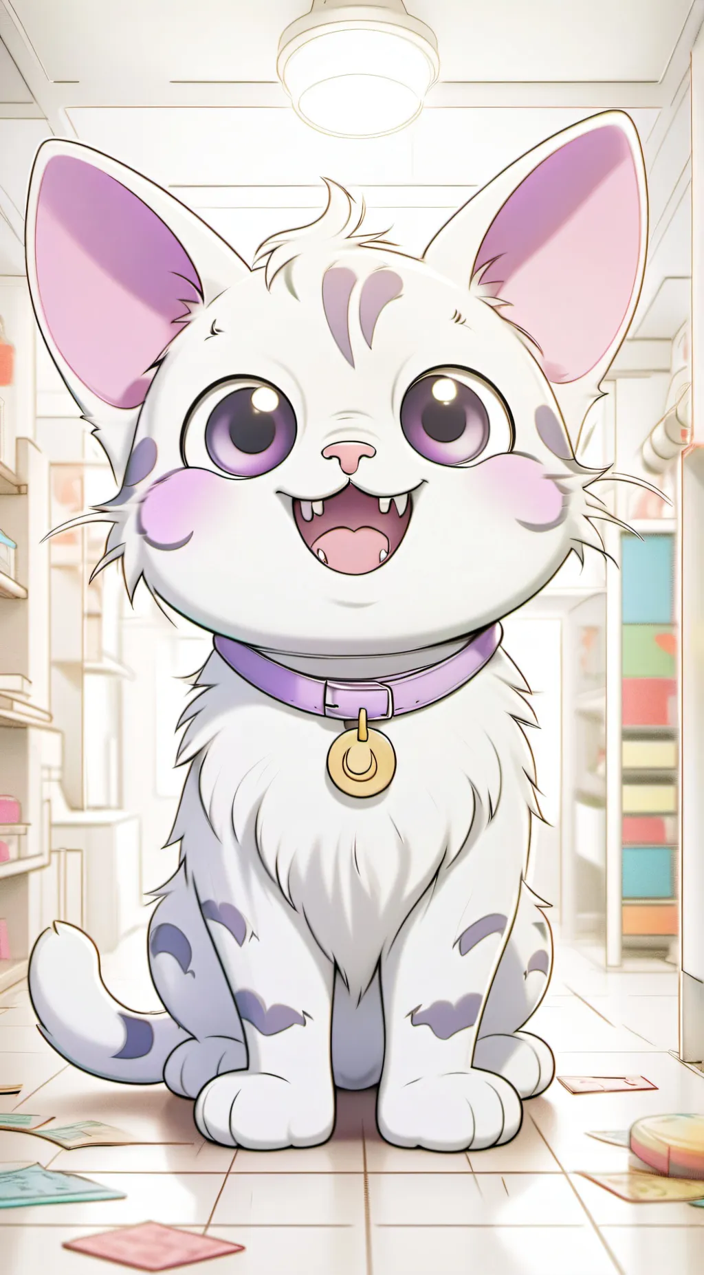 ai character: Catnap au background