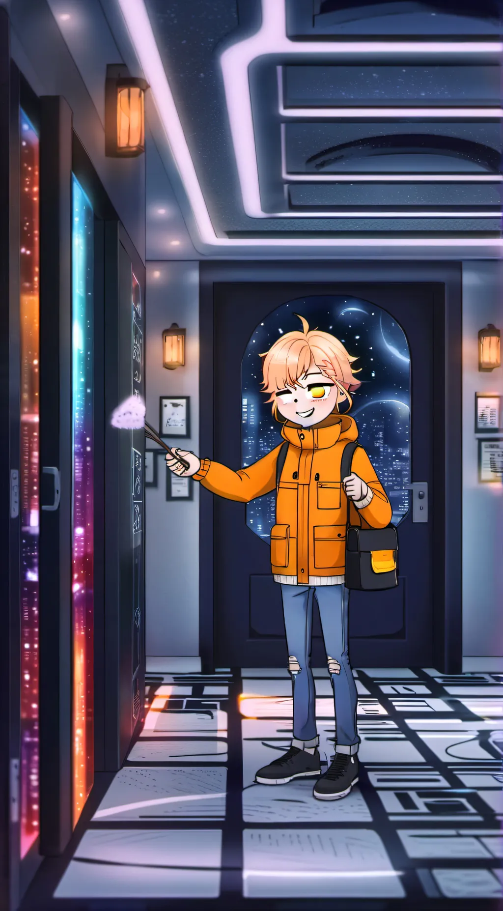 ai character: Idk background