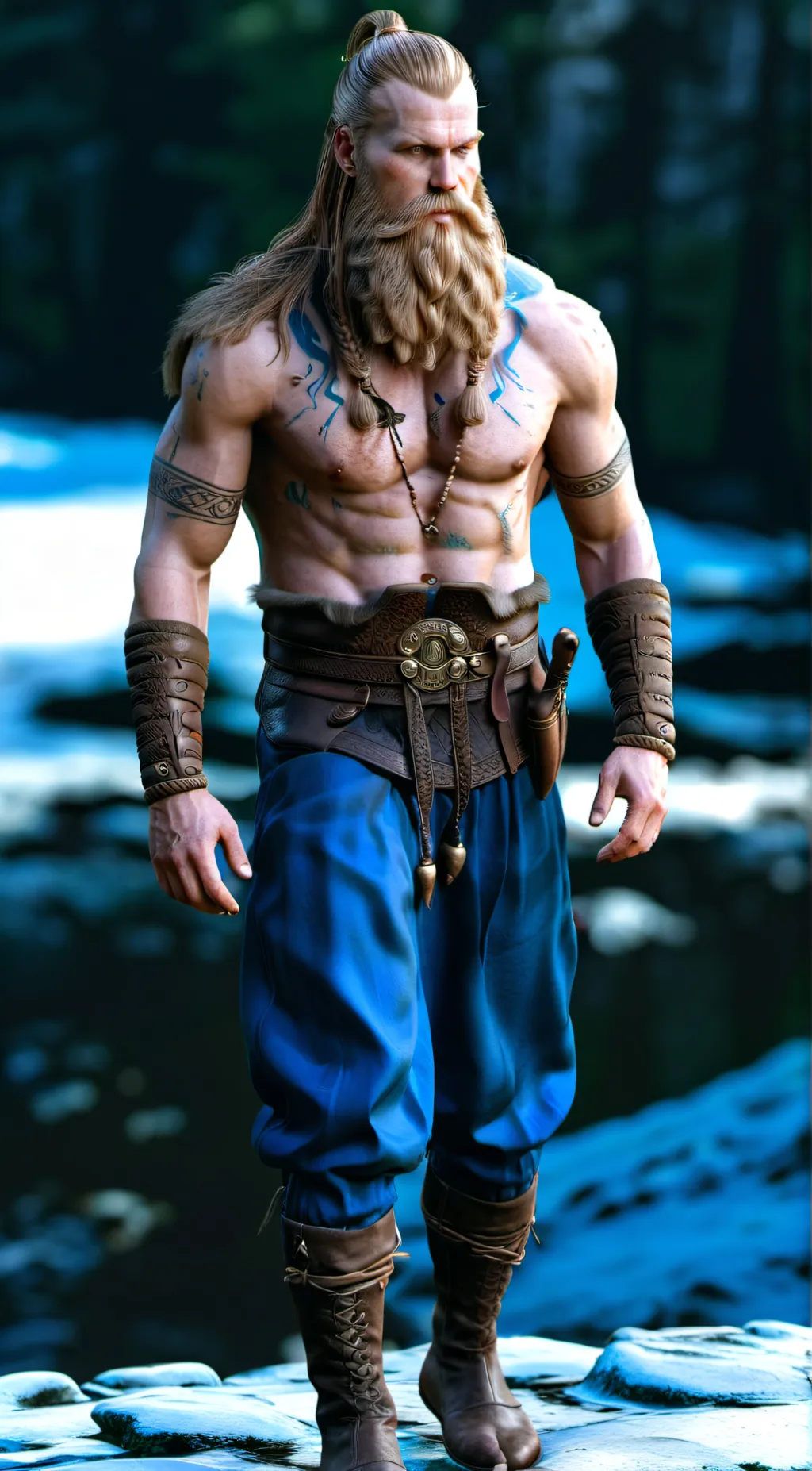 ai character: Björn  background