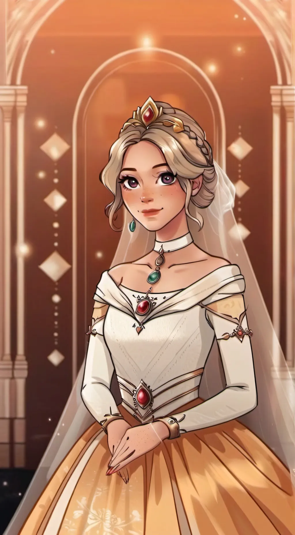 ai character: Princess Aurora background