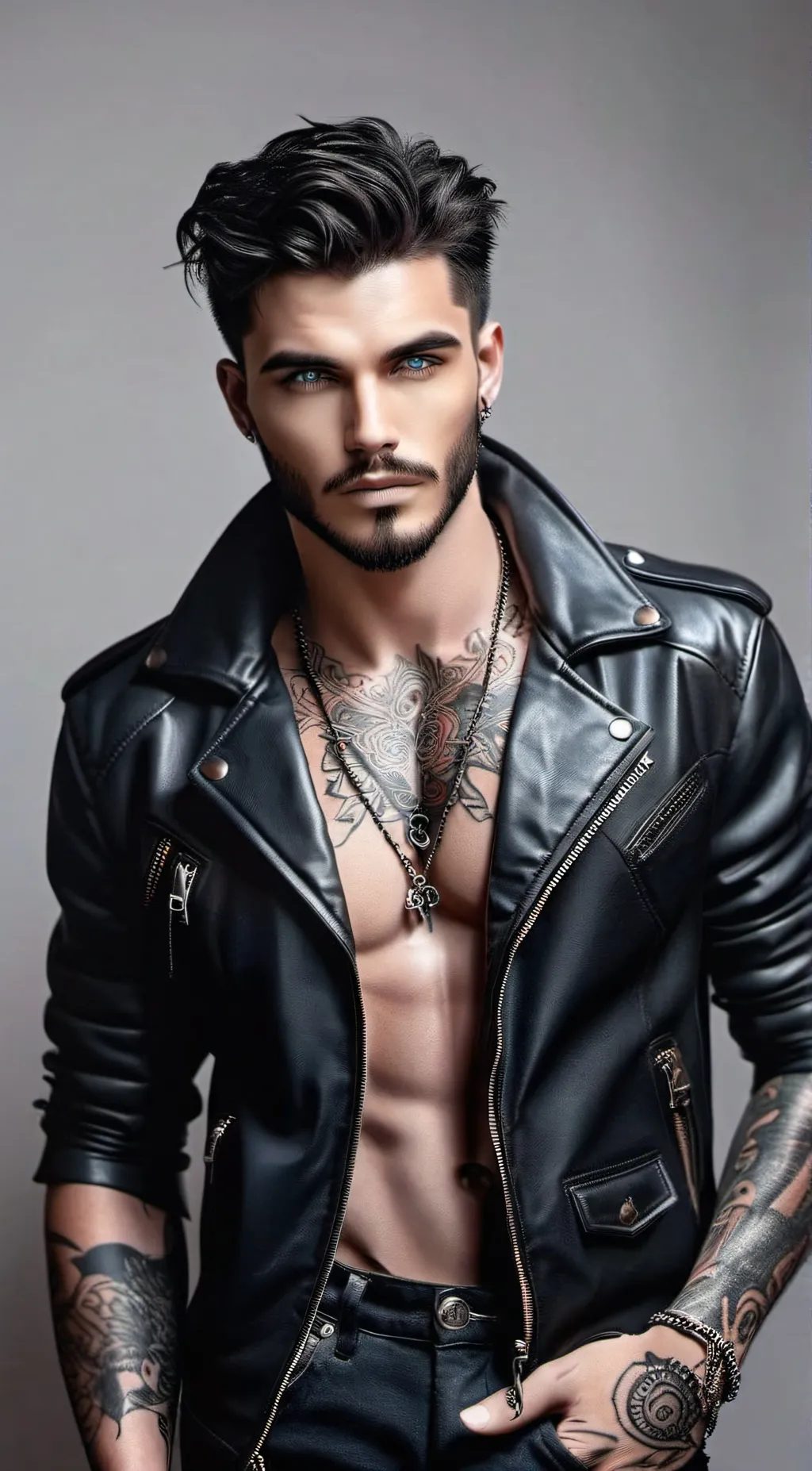 ai character: Fynn Black background