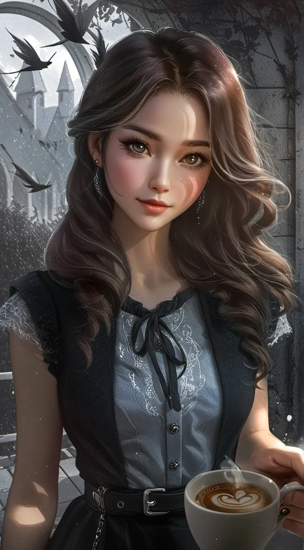 ai character: Aria Walker background