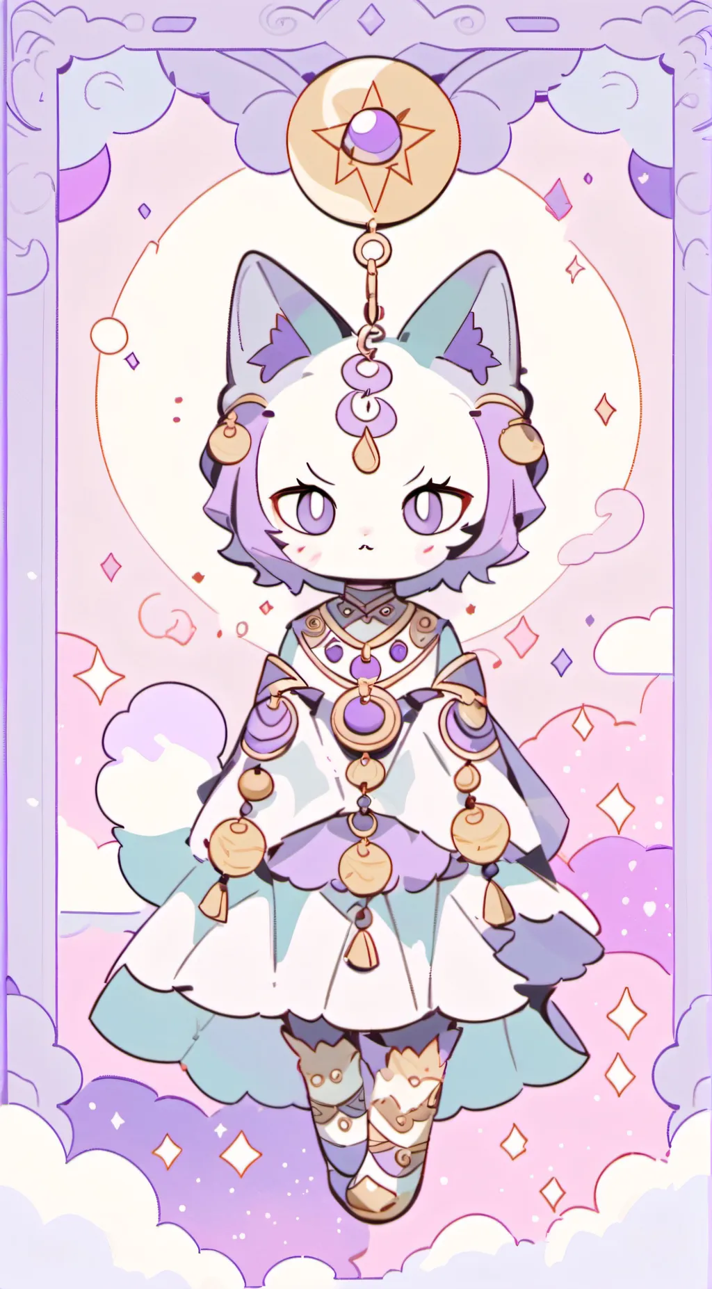 ai character: catnap background