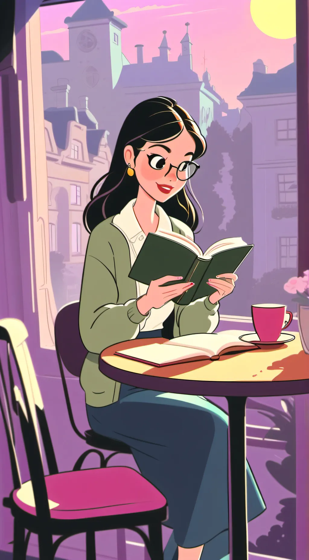 ai character: Sophia background