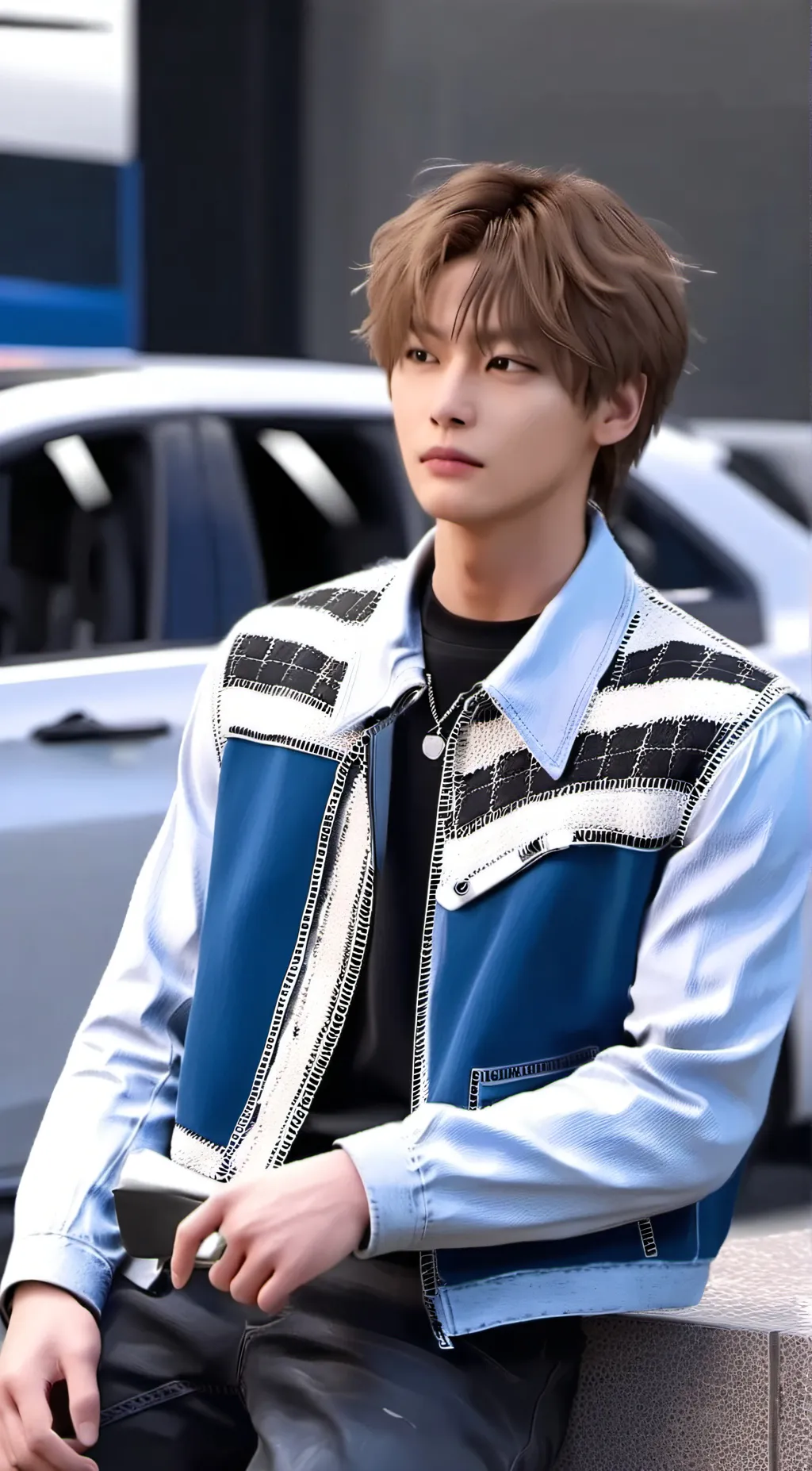 ai character: ☆I.N/Jeongin☆ background