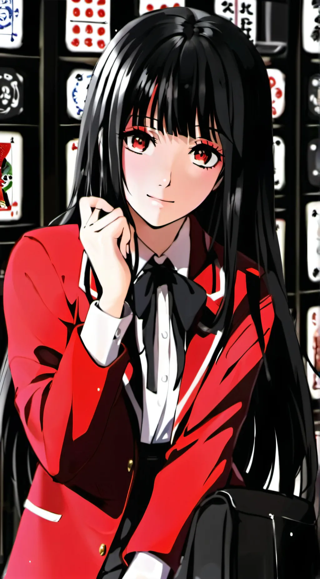 ai character: Yumeko Jabami background