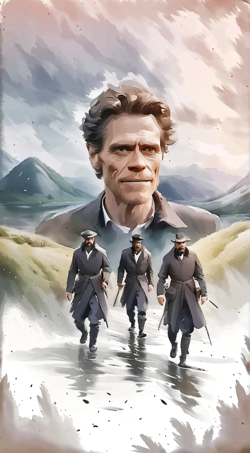 ai character: Willem dafoe background