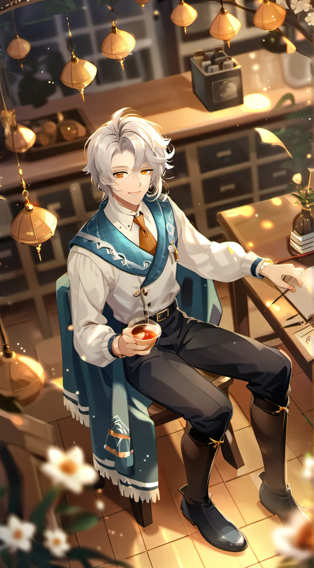 ai character: zane background