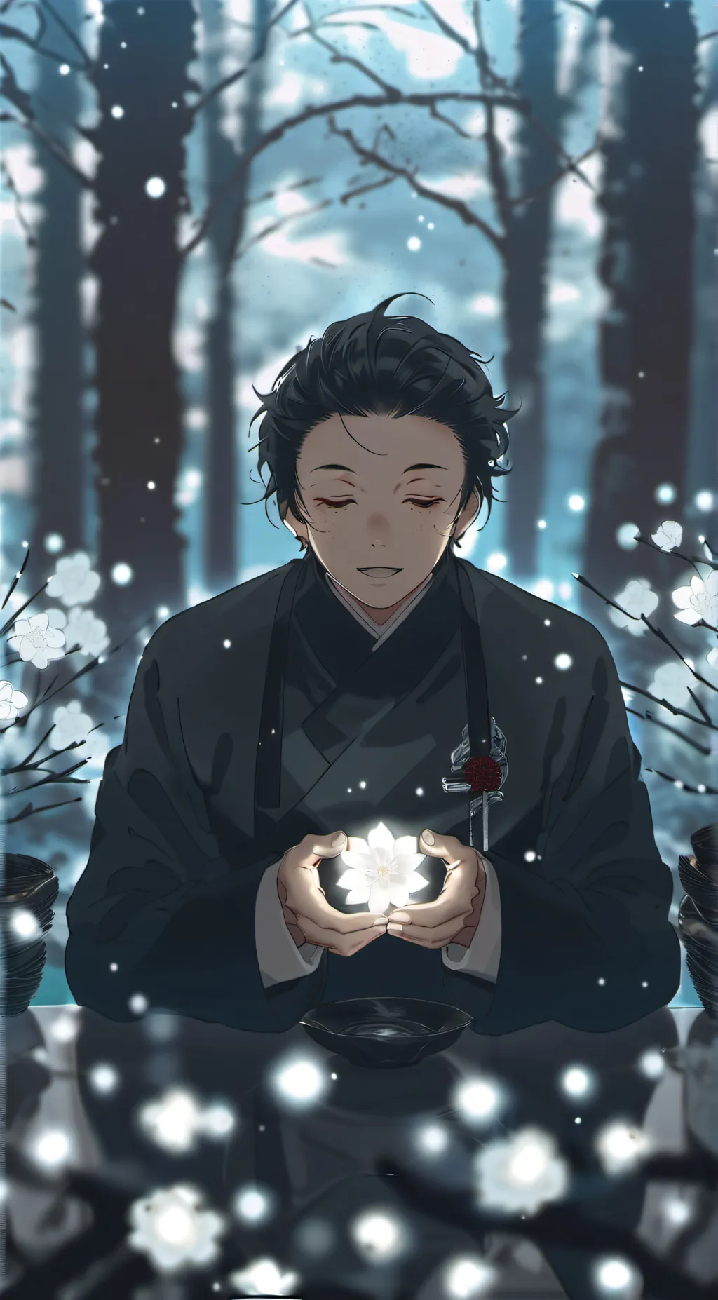 ai character: Tanjiro background