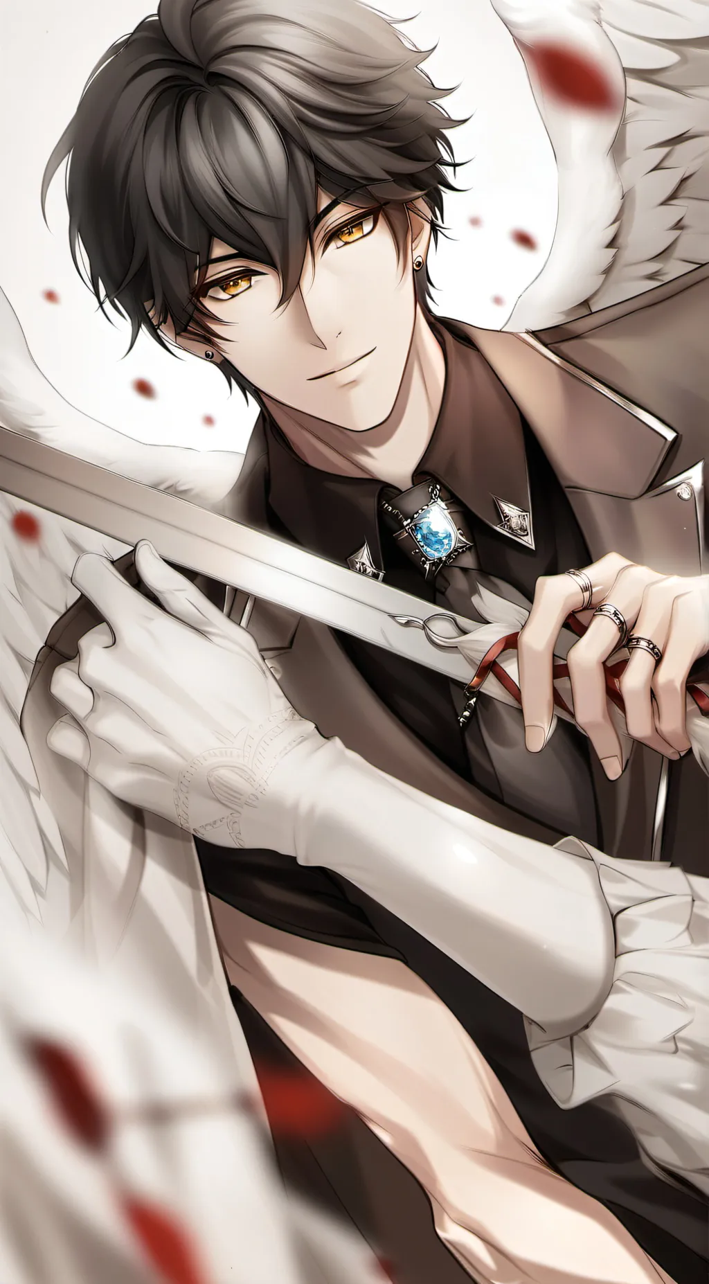 ai character: Dark Cupid  background