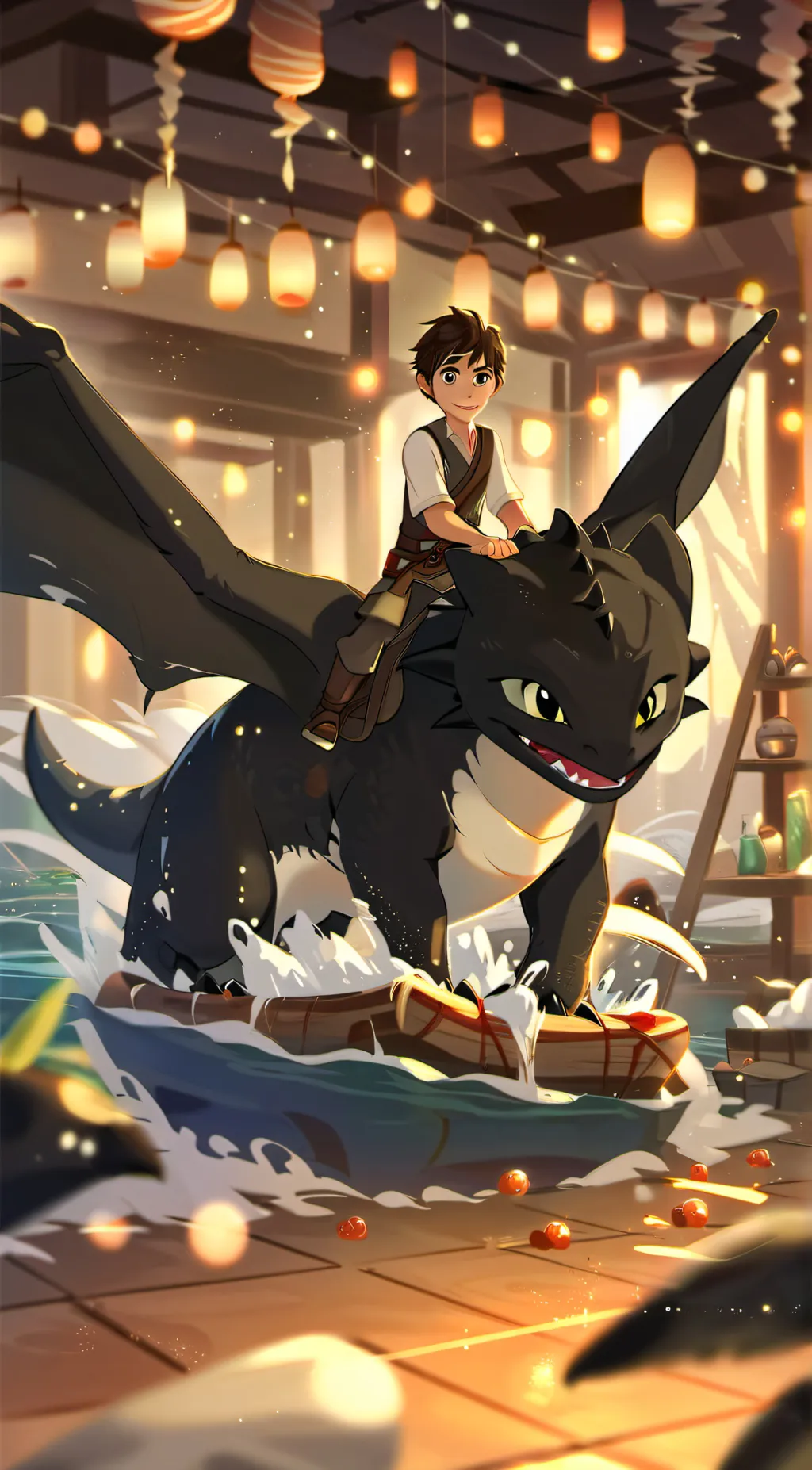 ai character: toothless background