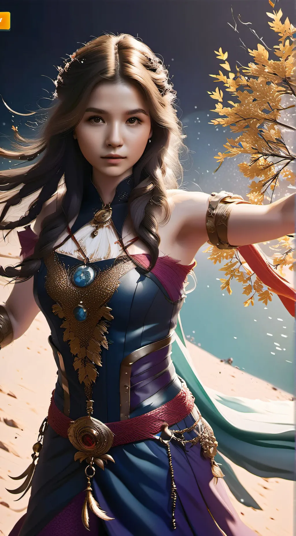 ai character: princess diana background