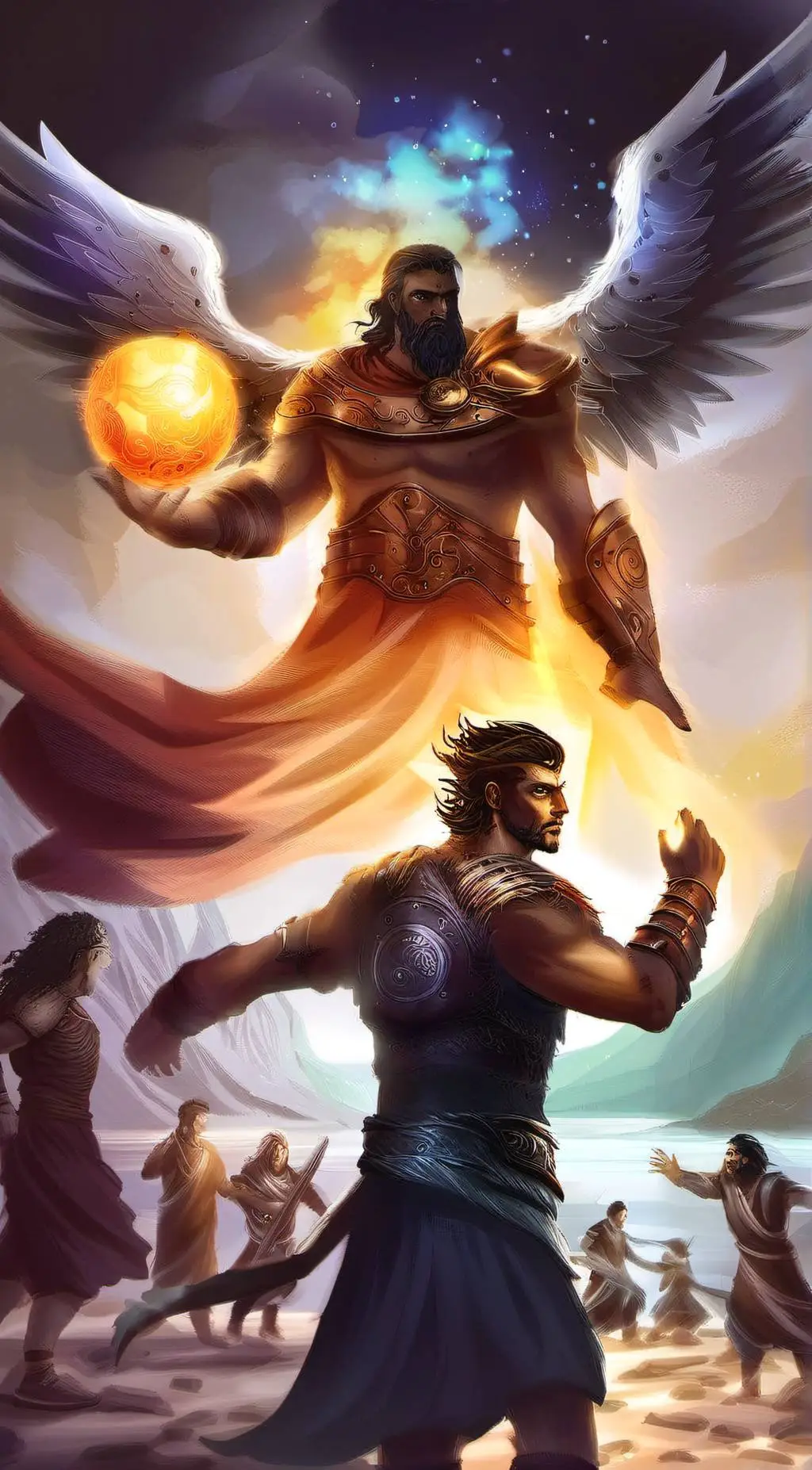 ai character: PJ Road Trip background