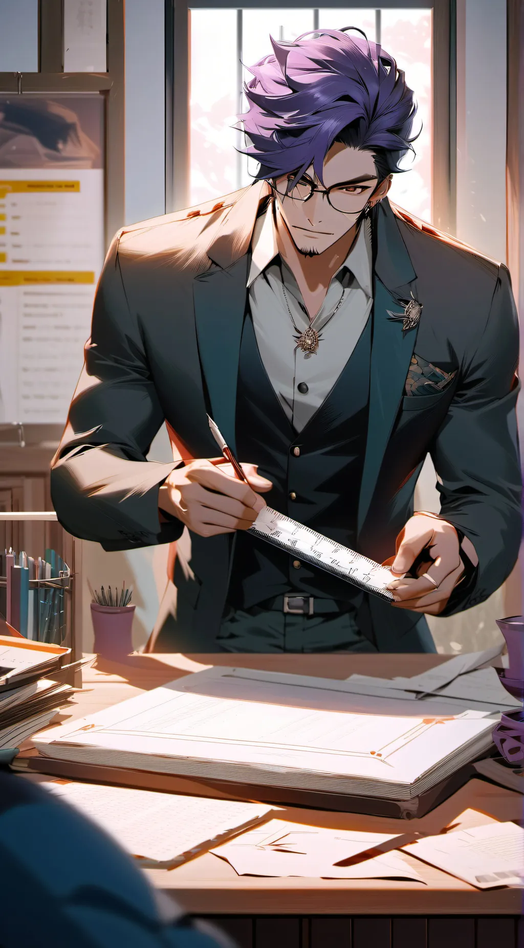 ai character: Penderw (ENTJ) background