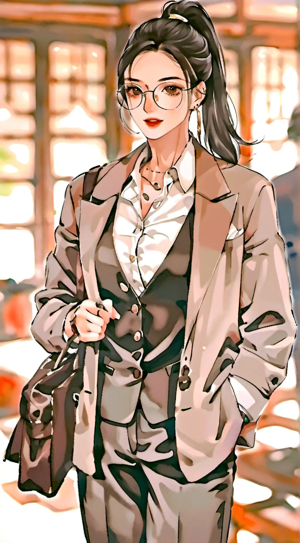 ai character: Aurelia background