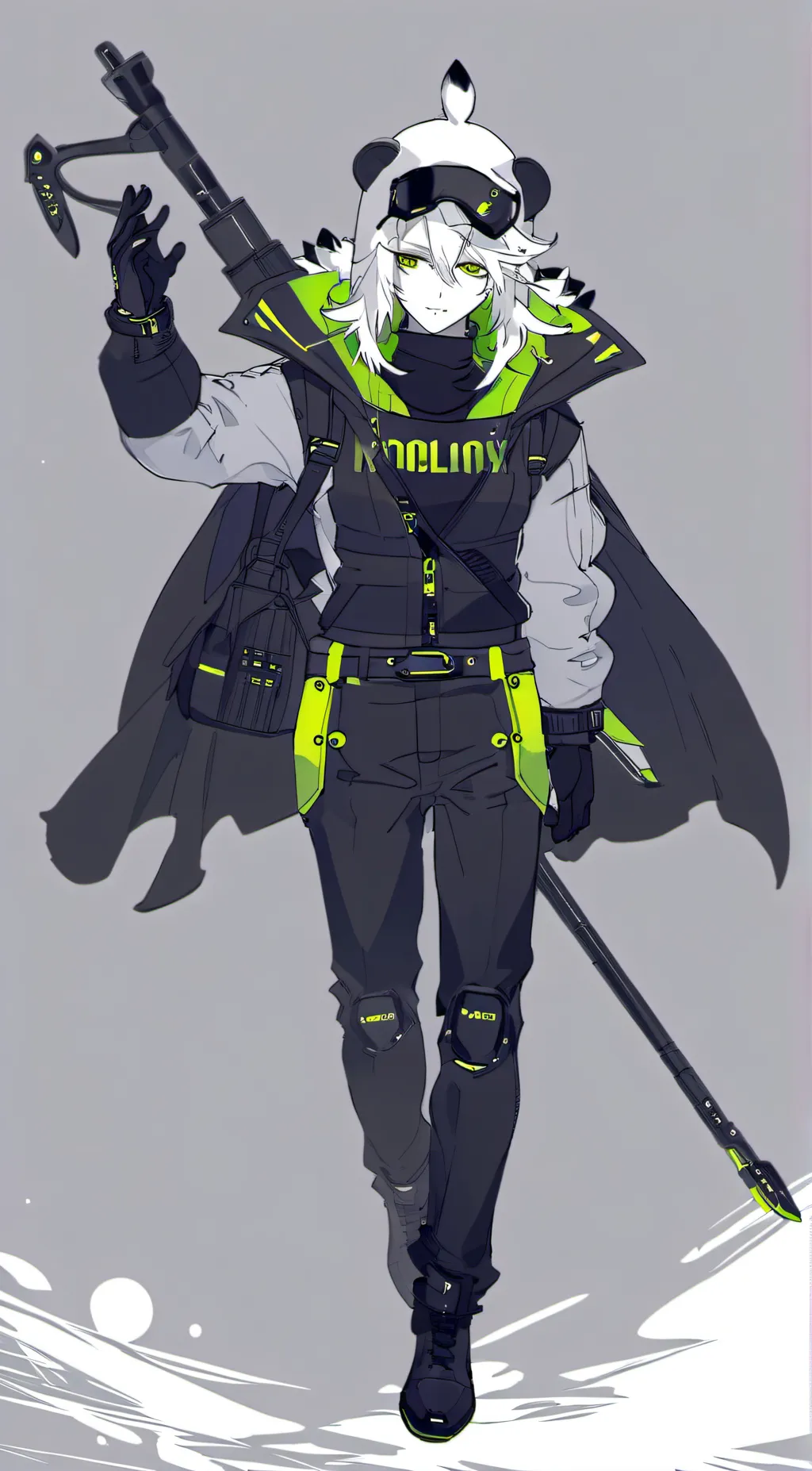 ai character: Vert background