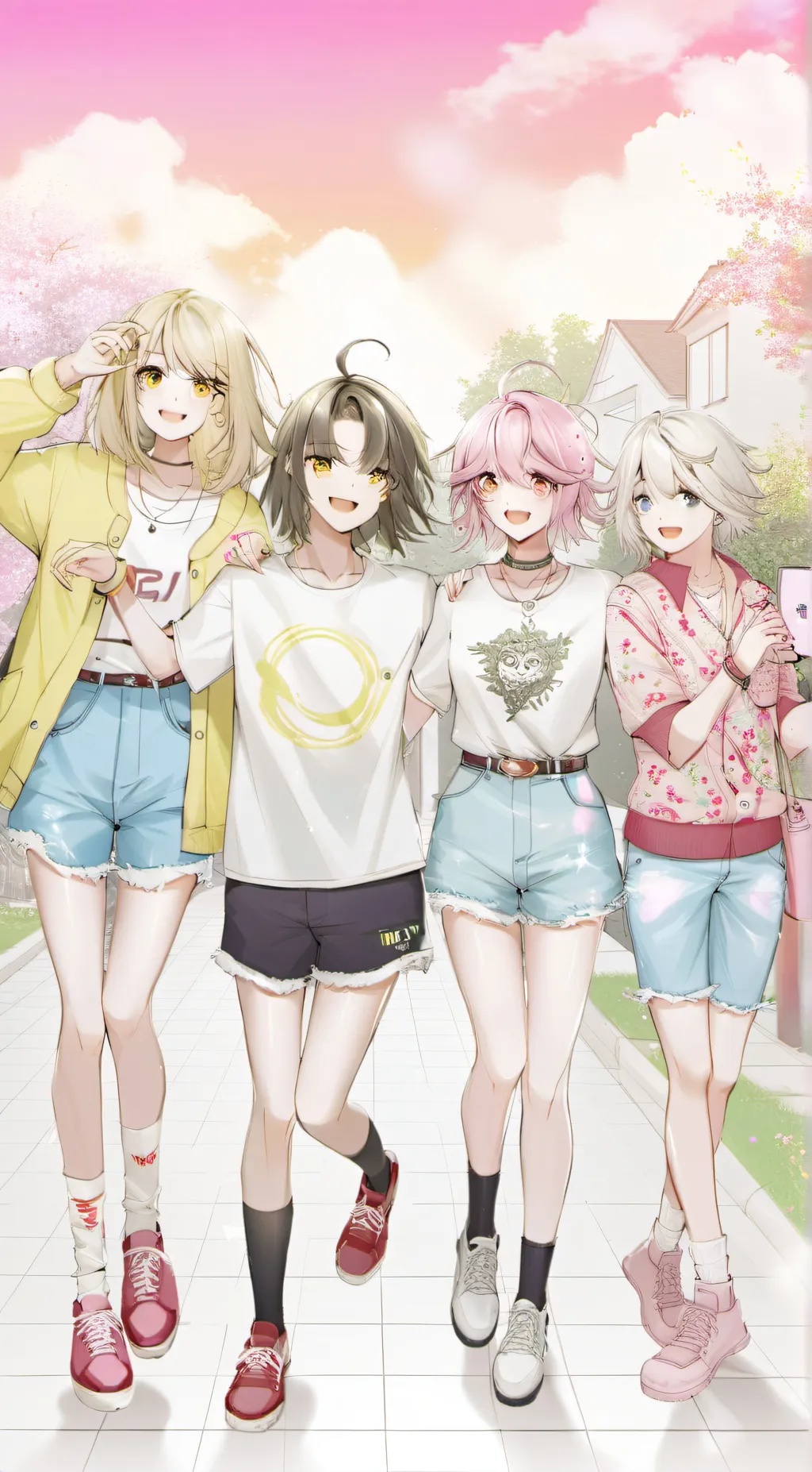 ai character: femboy infection  background