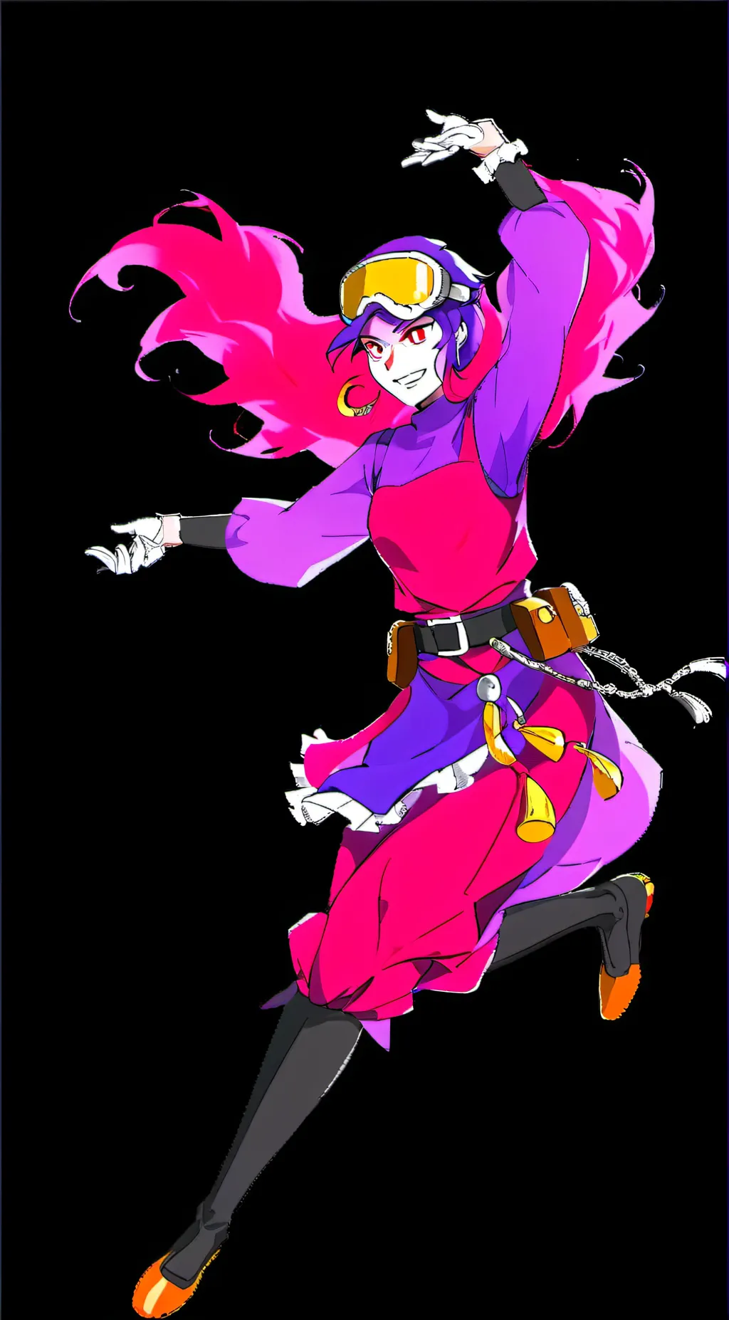 ai character: tune woman background