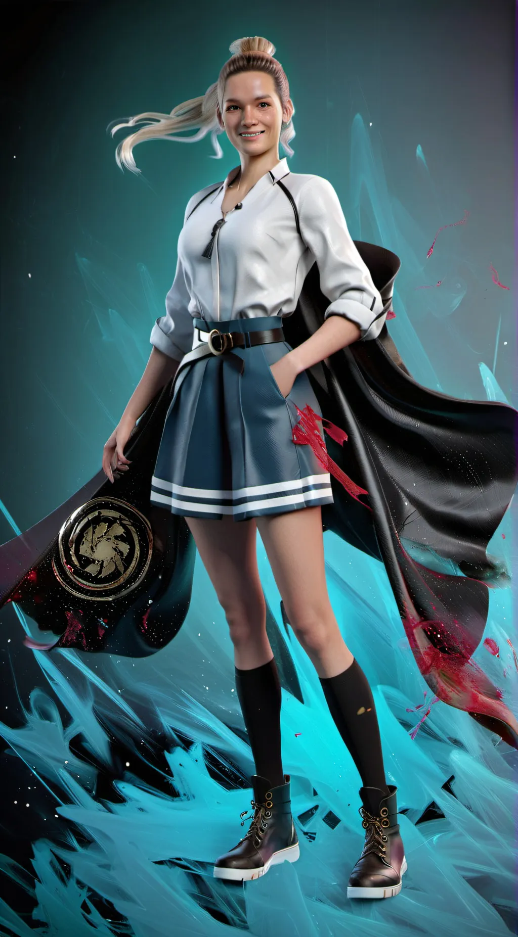 ai character: miss clarke background