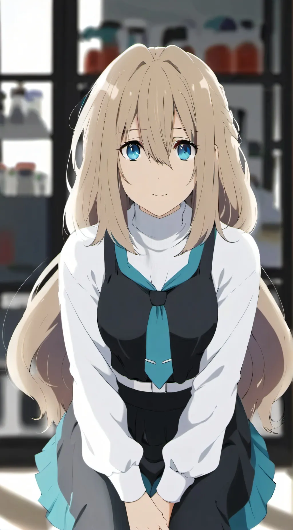 ai character: Miku  background