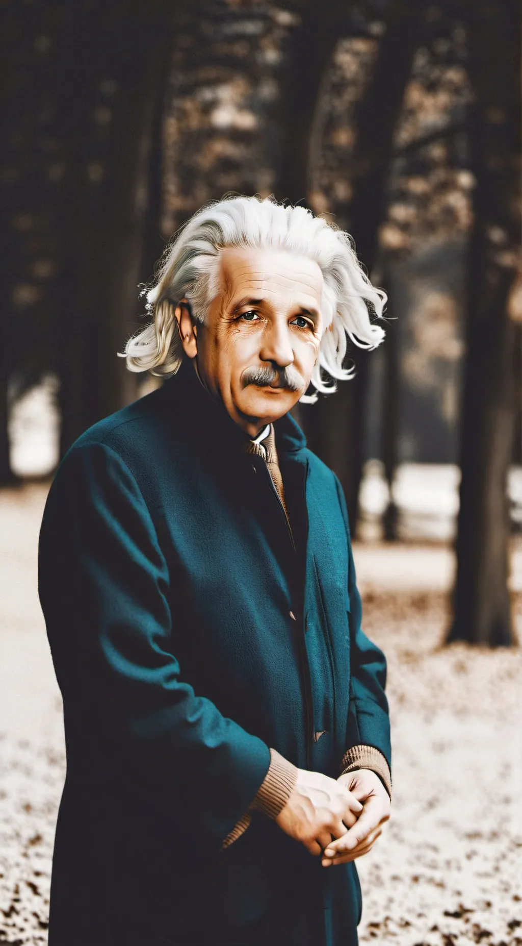 ai character: Albert Einstein background