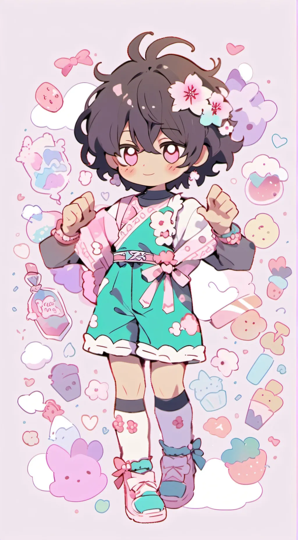 ai character: Pie background