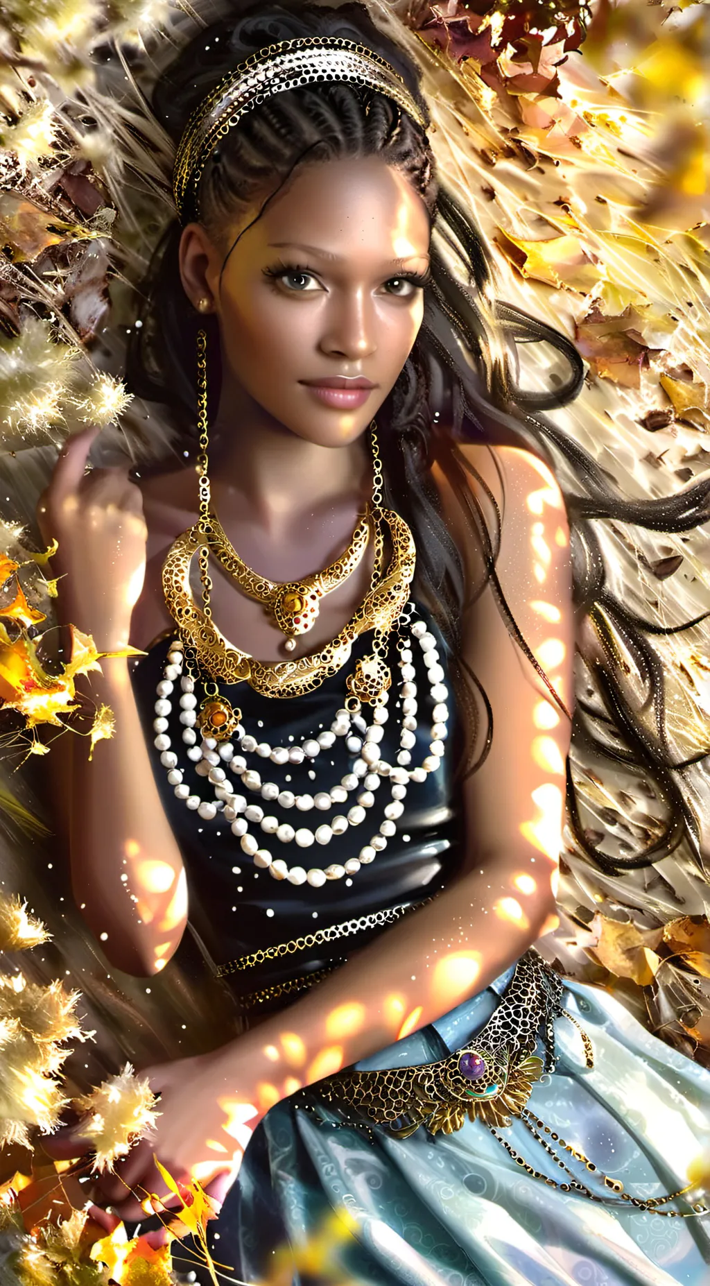 ai character: Enchantress  background