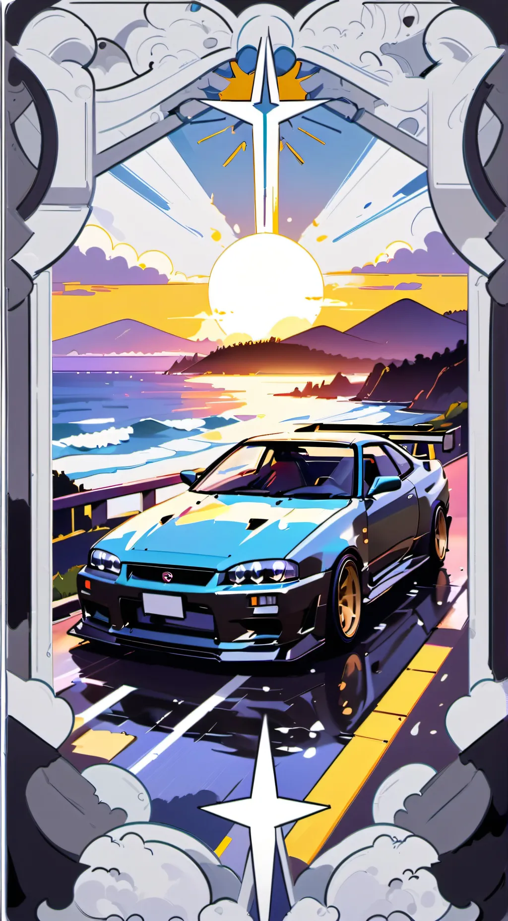 ai character: Skyline. background