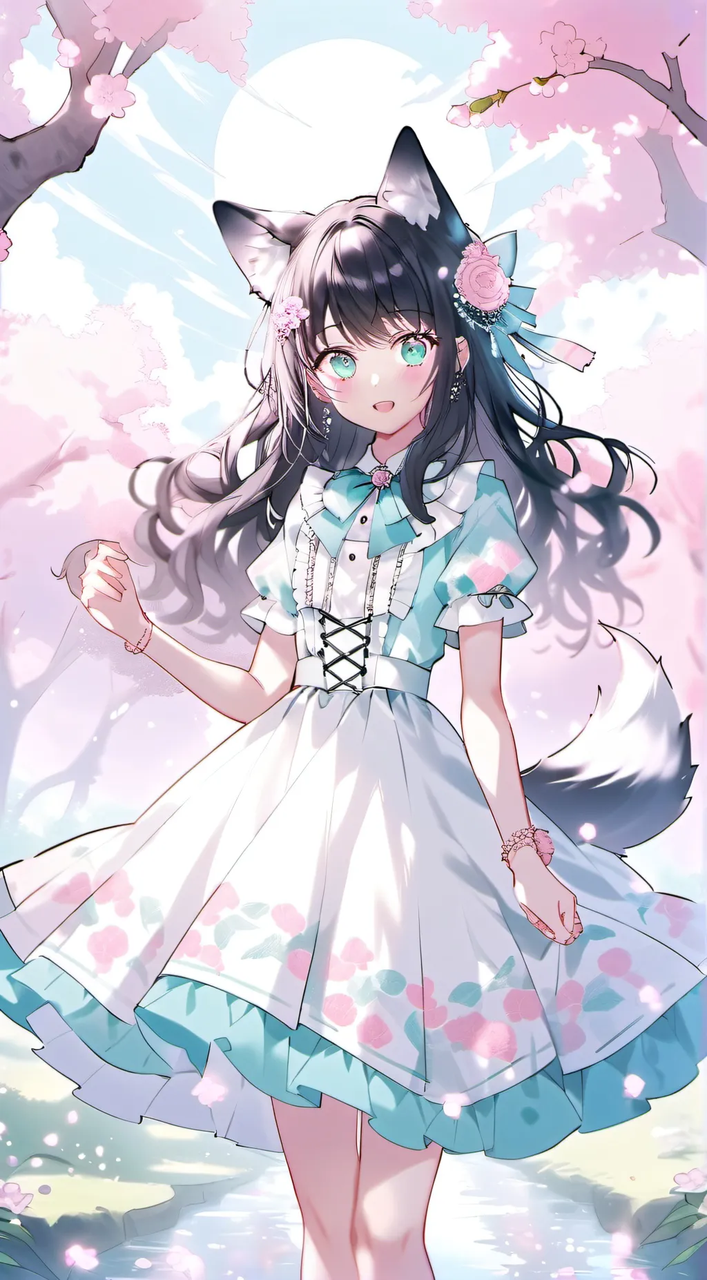 ai character: Lilly background