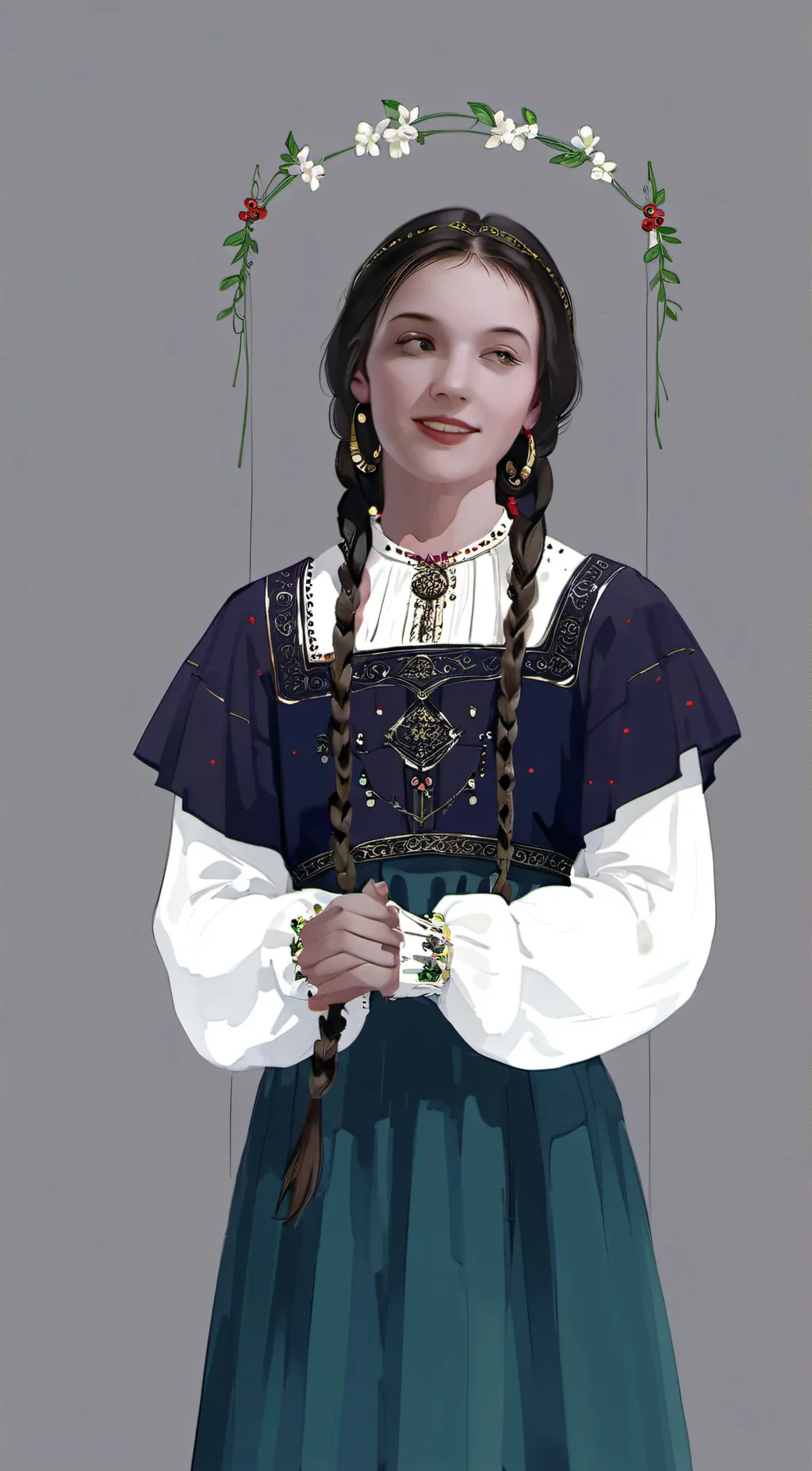 ai character: Katy background