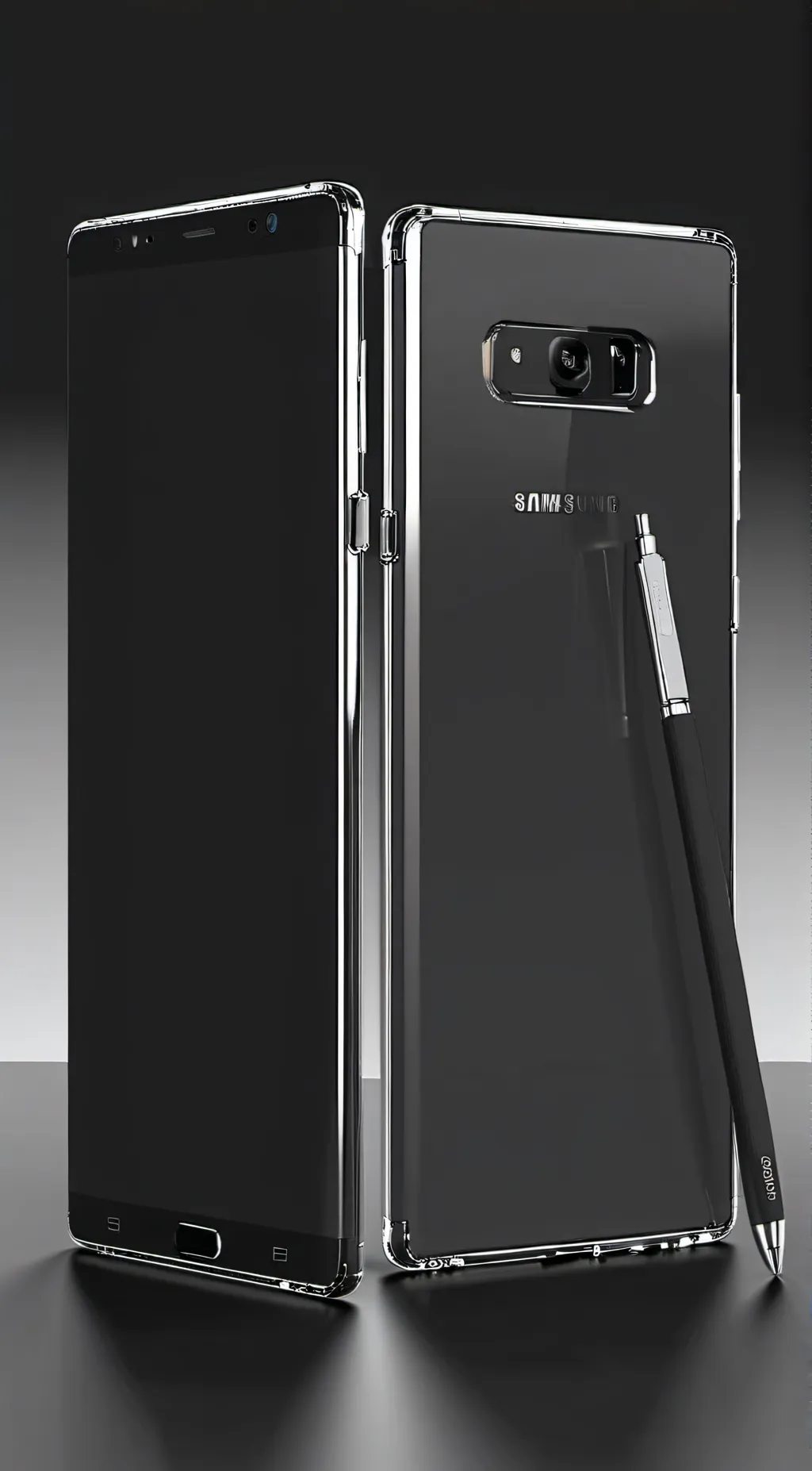 ai character: samsung note 7 background