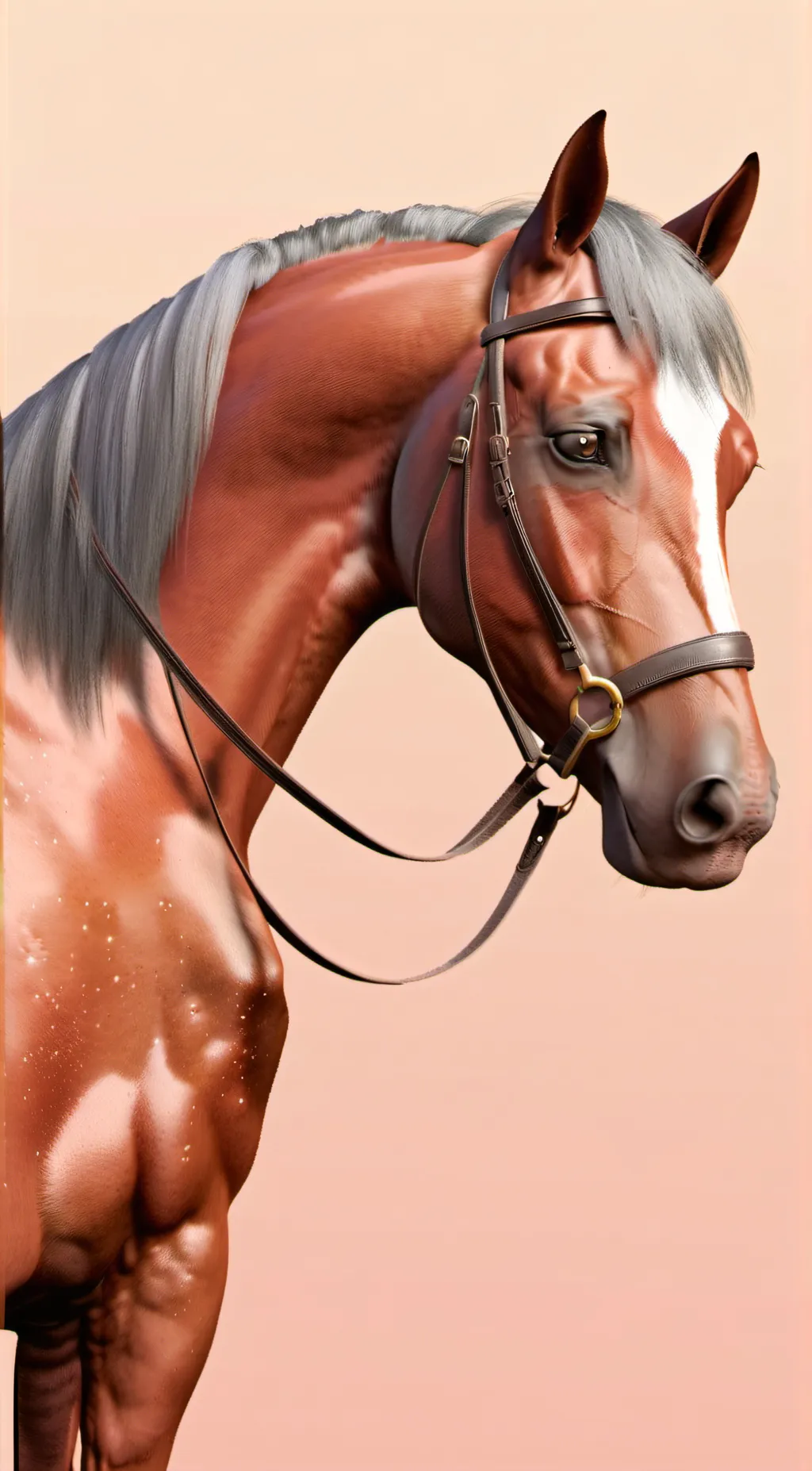 ai character: Horse background