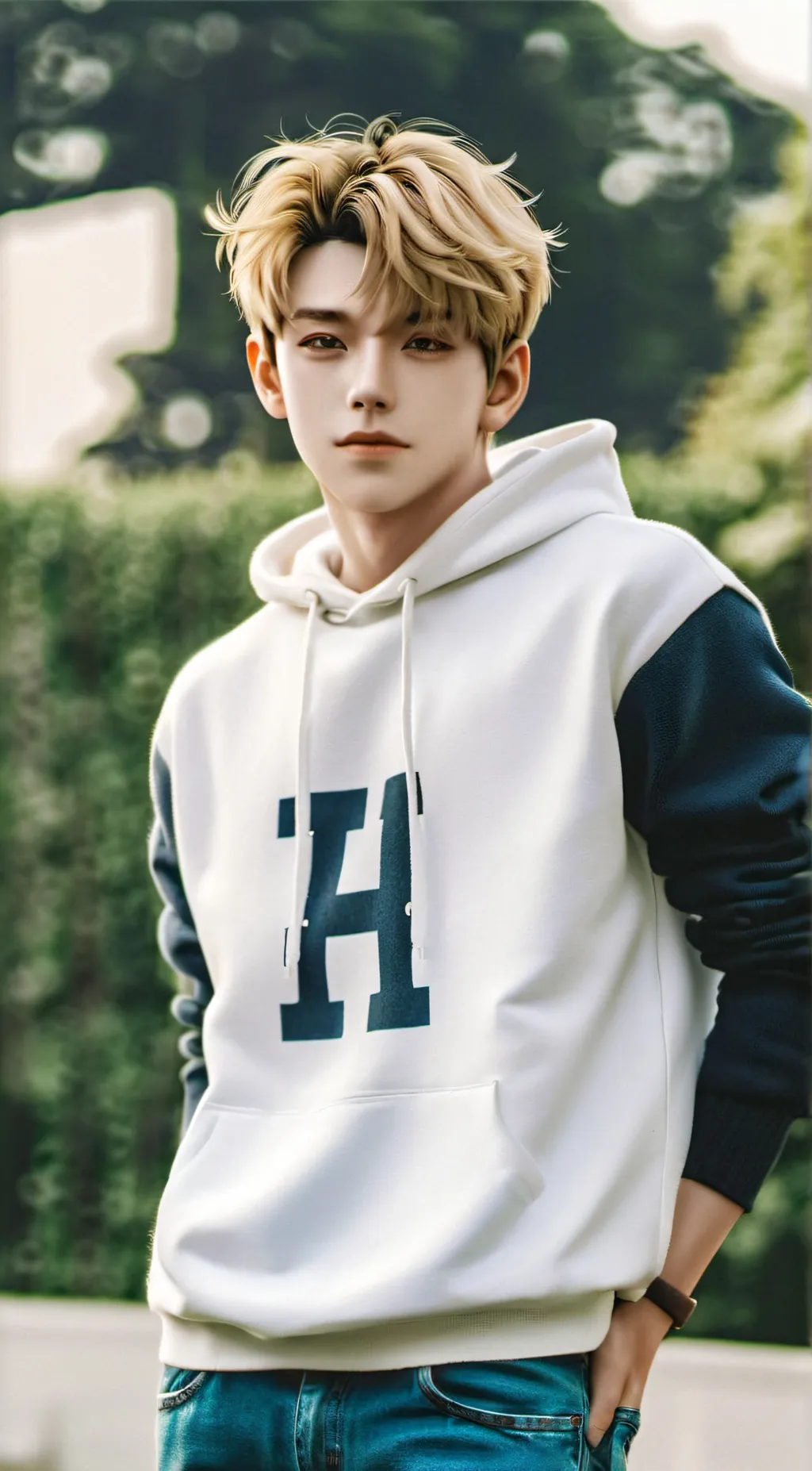 ai character: Landon  background