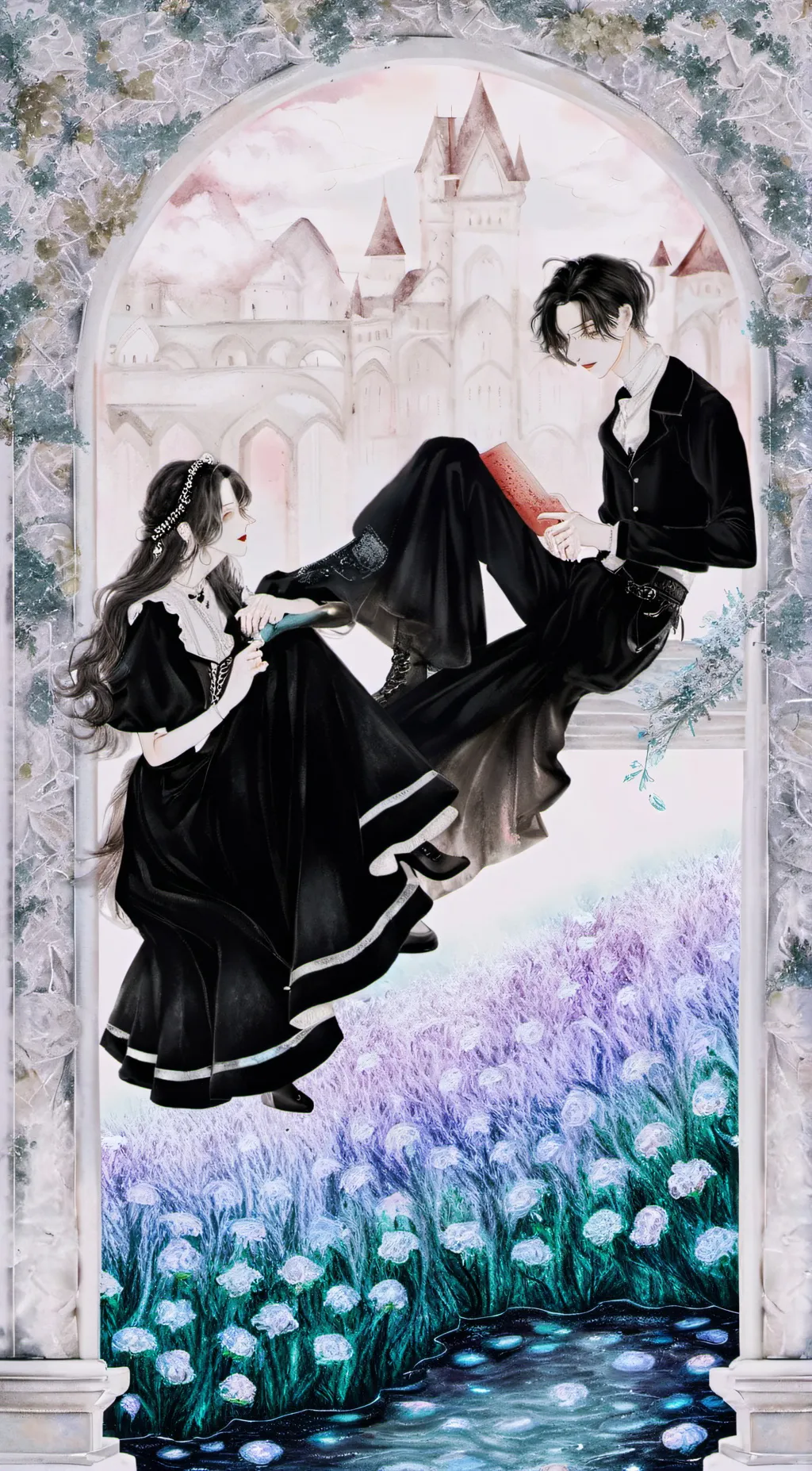 ai character: Jake and Sahara background