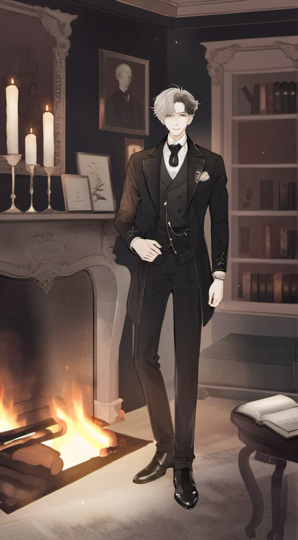 ai character: Carter background