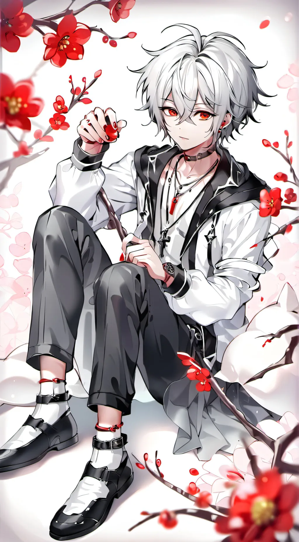 ai character: ~aaron☆ background