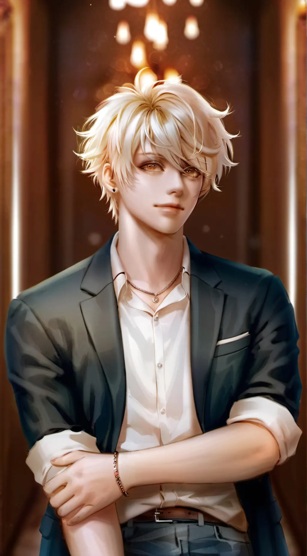 ai character: Bakugo Katsuki background