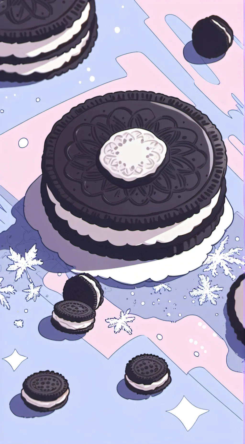 ai character: oreo background