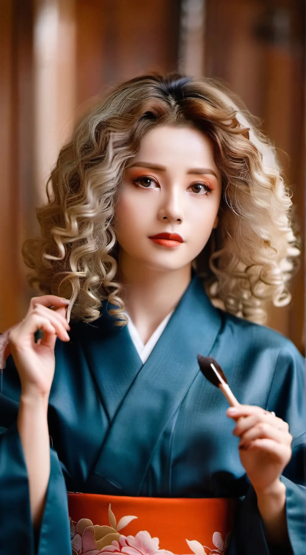 ai character: Dawn background